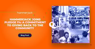 hammerjack Joins Pledge 1%: A Commitment to Giving Back to the Community